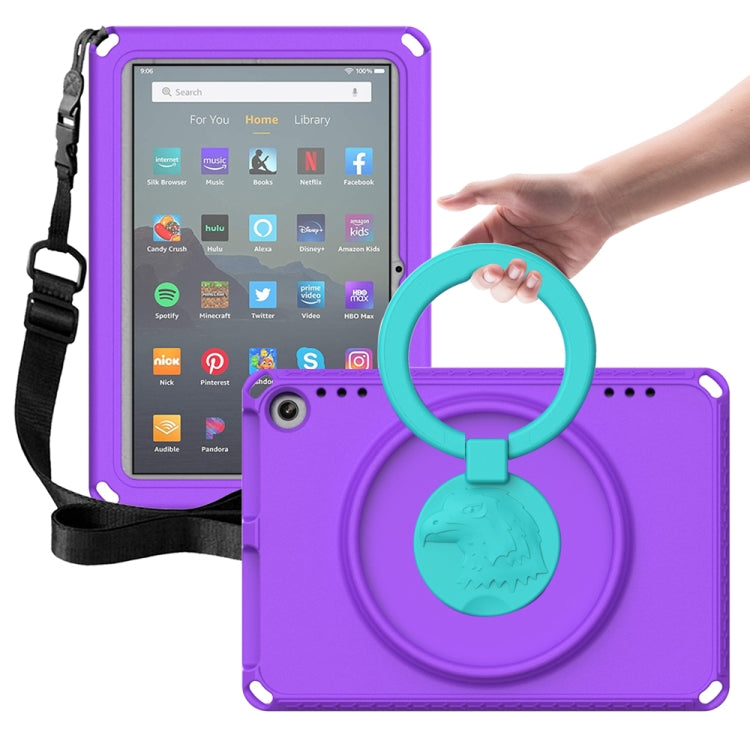 For Amazon Fire HD 8 2020 / HD 8 Plus 2022 EVA + PC Shockproof Tablet Case without Waterproof Frame(Purple) - Amazon by PMC TechLife | Online Shopping South Africa | PMC TechLife | Buy Now Pay Later Mobicred