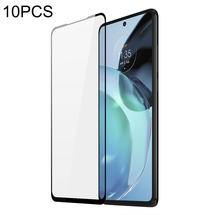 For Motorola Moto G72 10pcs DUX DUCIS 0.33mm 9H Medium Alumina HD Full Screen Tempered Glass Film - free shipping - PMC Jewellery - Order now!