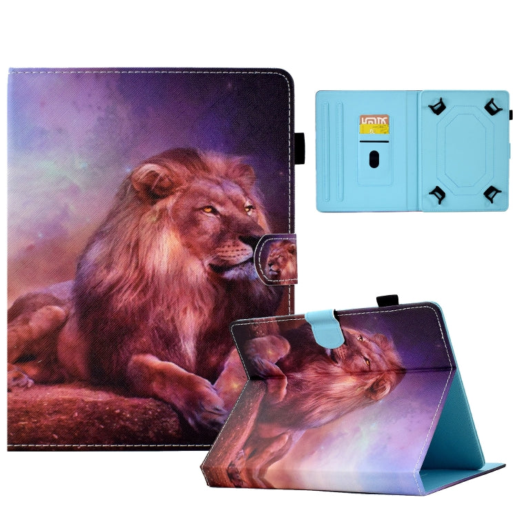 For 10 inch Tablet Electric Pressed TPU Leather Tablet Case(Lion King) - 10 - 11 inch by PMC TechLife | Online Shopping South Africa | PMC TechLife | Buy Now Pay Later Mobicred
