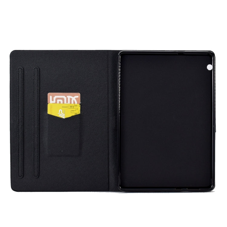For Huawei MediaPad T5 Electric Pressed TPU Leather Tablet Case(Lion King) - Huawei by PMC TechLife | Online Shopping South Africa | PMC TechLife | Buy Now Pay Later Mobicred