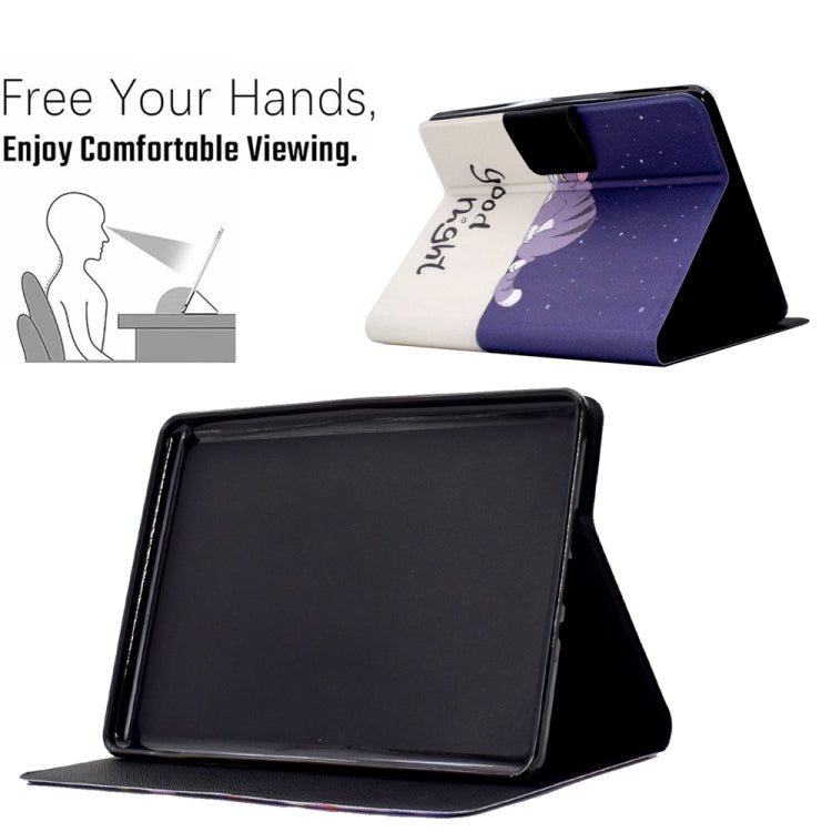 For Amazon Kindle Paperwhite 4/3/2/1 Electric Pressed TPU Smart Leather Tablet Case(Lazy Cat) - Amazon by PMC TechLife | Online Shopping South Africa | PMC TechLife | Buy Now Pay Later Mobicred