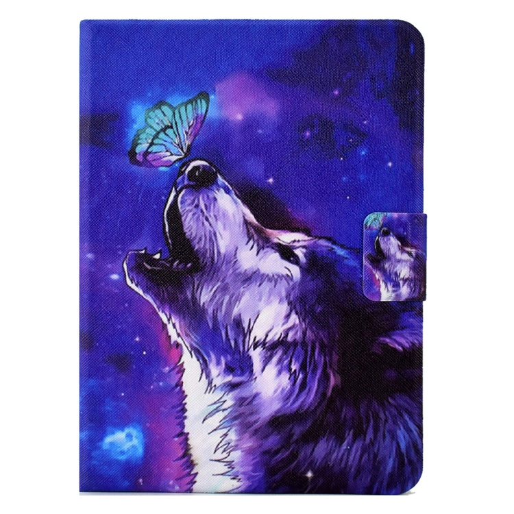 For Amazon Kindle Paperwhite 4/3/2/1 Electric Pressed TPU Smart Leather Tablet Case(Butterfly Wolf) - Amazon by PMC TechLife | Online Shopping South Africa | PMC TechLife | Buy Now Pay Later Mobicred