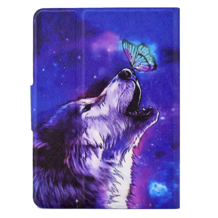 For Amazon Kindle Paperwhite 5 2021 Electric Pressed TPU Smart Leather Tablet Case(Butterfly Wolf) - Amazon by PMC TechLife | Online Shopping South Africa | PMC TechLife | Buy Now Pay Later Mobicred