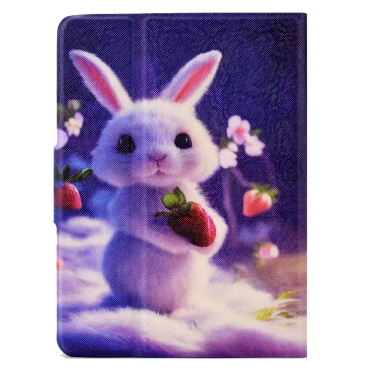 For Amazon Kindle Paperwhite 5 2021 Electric Pressed TPU Smart Leather Tablet Case(Strawberry Bunny) - Amazon by PMC TechLife | Online Shopping South Africa | PMC TechLife | Buy Now Pay Later Mobicred