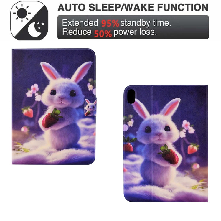 For Lenovo Tab P11 Electric Pressed TPU Smart Leather Tablet Case(Strawberry Bunny) - Huawei by PMC TechLife | Online Shopping South Africa | PMC TechLife | Buy Now Pay Later Mobicred