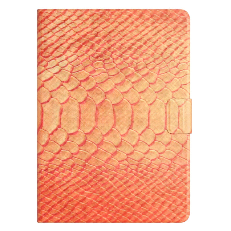 For Lenovo Tab M10 3rd Gen Solid Color Crocodile Texture Leather Smart Tablet Case(Orange) - Lenovo by PMC TechLife | Online Shopping South Africa | PMC TechLife | Buy Now Pay Later Mobicred