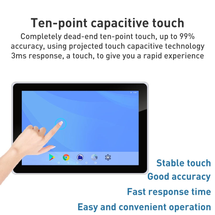 HSD1010T 10.1 inch HD IPS Display Advertising Machine Android 7.1 RK3288 2GB+16GB, Plug Type:EU Plug - free shipping - PMC Jewellery - Order now!