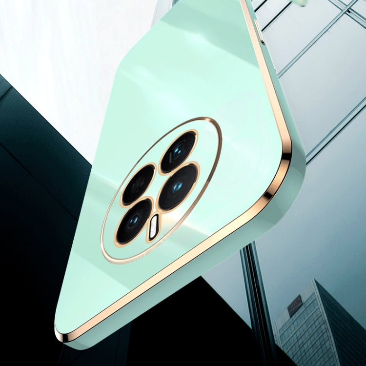 For Huawei Mate 50 Pro XINLI Straight Edge 6D Electroplate TPU Phone Case(Celestial Blue) - Huawei Cases by XINLI | Online Shopping South Africa | PMC TechLife | Buy Now Pay Later Mobicred