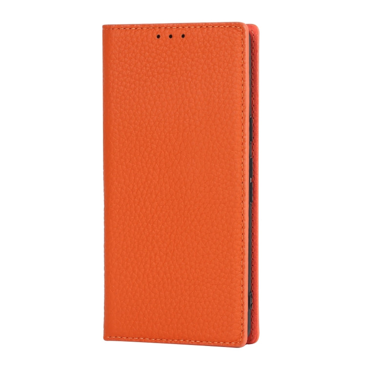 For Google Pixel 7 5G Litchi Texture Genuine Leather Phone Case(Orange) - free shipping - PMC TechLife - Order now!