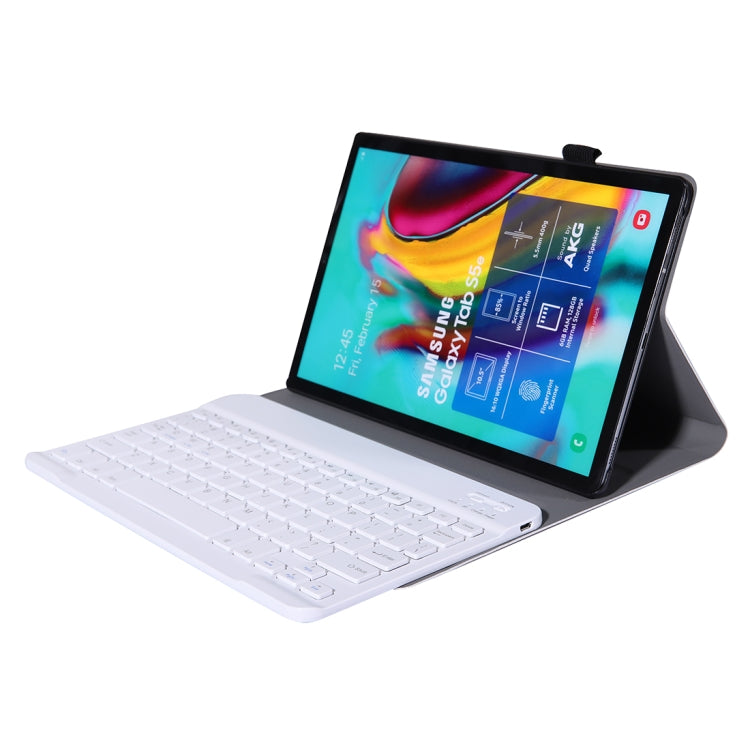 A610 For Galaxy Tab S6 Lite 10.4 P610 / P615 (2020) Bluetooth Keyboard Tablet Case with Stand & Elastic Pen Band(Rose Gold) - Samsung Keyboard by PMC TechLife | Online Shopping South Africa | PMC TechLife