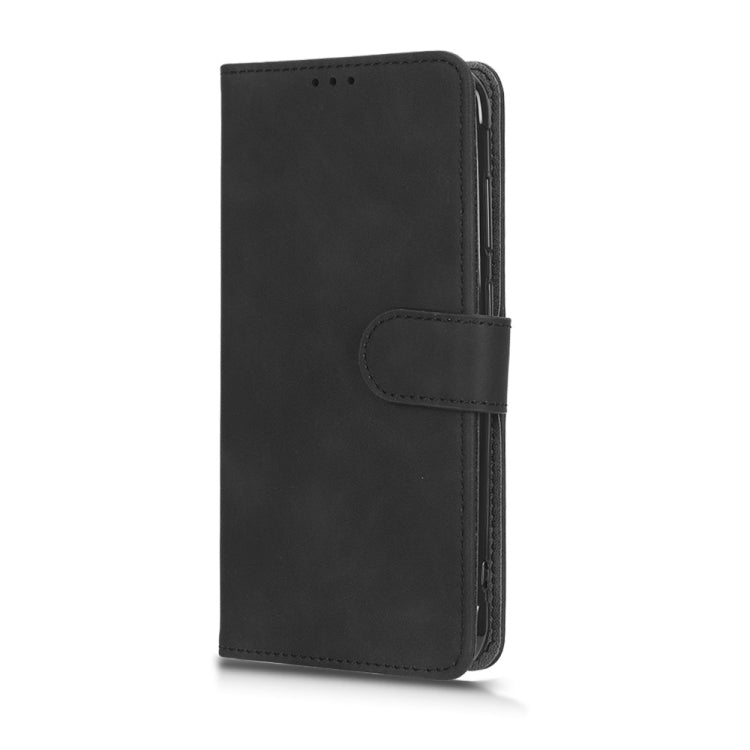 For Blackview BV5200 Skin Feel Magnetic Flip Leather Phone Case(Black) - More Brand by PMC TechLife | Online Shopping South Africa | PMC TechLife