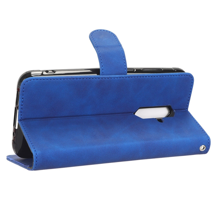 For Blackview BV5200 Skin Feel Magnetic Flip Leather Phone Case(Blue) - More Brand by PMC TechLife | Online Shopping South Africa | PMC TechLife | Buy Now Pay Later Mobicred