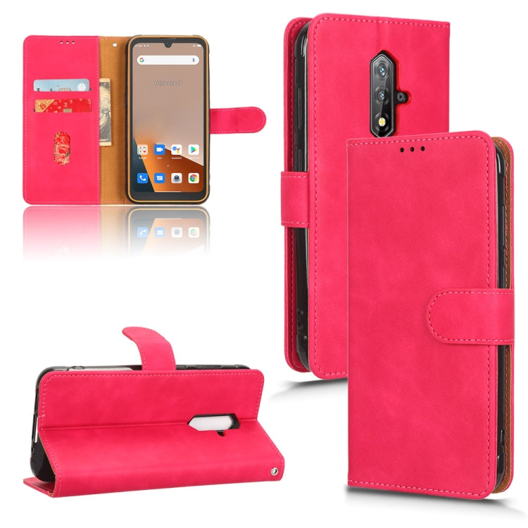 For Blackview BV5200 Skin Feel Magnetic Flip Leather Phone Case(Rose Red) - More Brand by PMC TechLife | Online Shopping South Africa | PMC TechLife | Buy Now Pay Later Mobicred