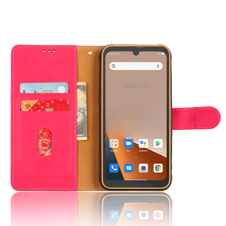 For Blackview BV5200 Skin Feel Magnetic Flip Leather Phone Case(Rose Red) - More Brand by PMC TechLife | Online Shopping South Africa | PMC TechLife | Buy Now Pay Later Mobicred