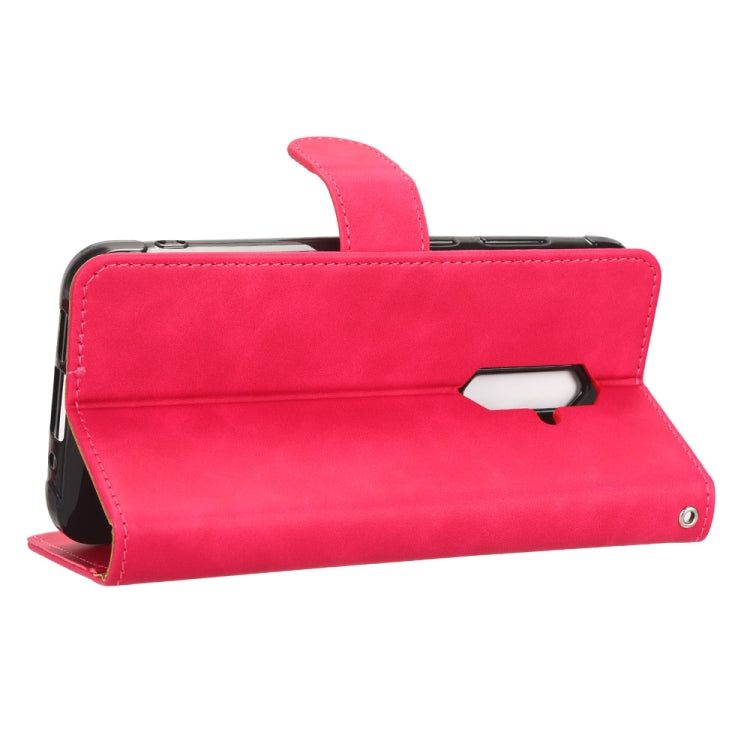 For Blackview BV5200 Skin Feel Magnetic Flip Leather Phone Case(Rose Red) - More Brand by PMC TechLife | Online Shopping South Africa | PMC TechLife | Buy Now Pay Later Mobicred