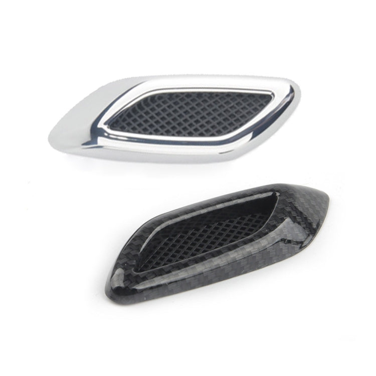 2 in 1 Car Hood Frame Decorative Stickers Fender Air Outlet Stickers (Silver) - Anti Collision Sticker by PMC TechLife | Online Shopping South Africa | PMC TechLife | Buy Now Pay Later Mobicred