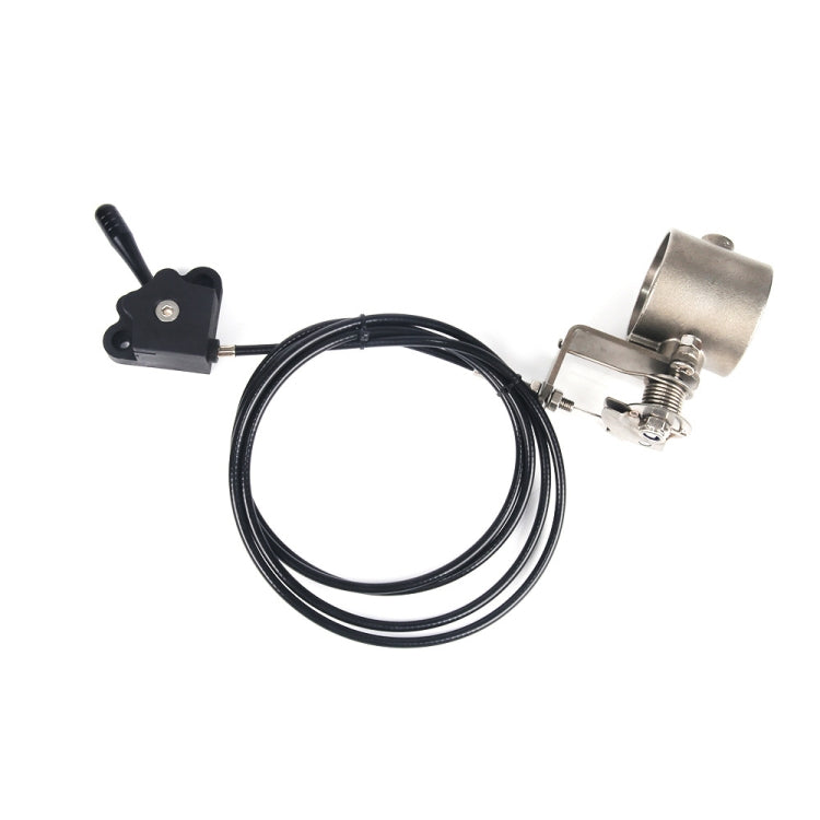 Oblique Sports Car Manually Open Exhaust Pipe Valve for 51mm Tube - Exhaust Pipes by PMC TechLife | Online Shopping South Africa | PMC TechLife | Buy Now Pay Later Mobicred