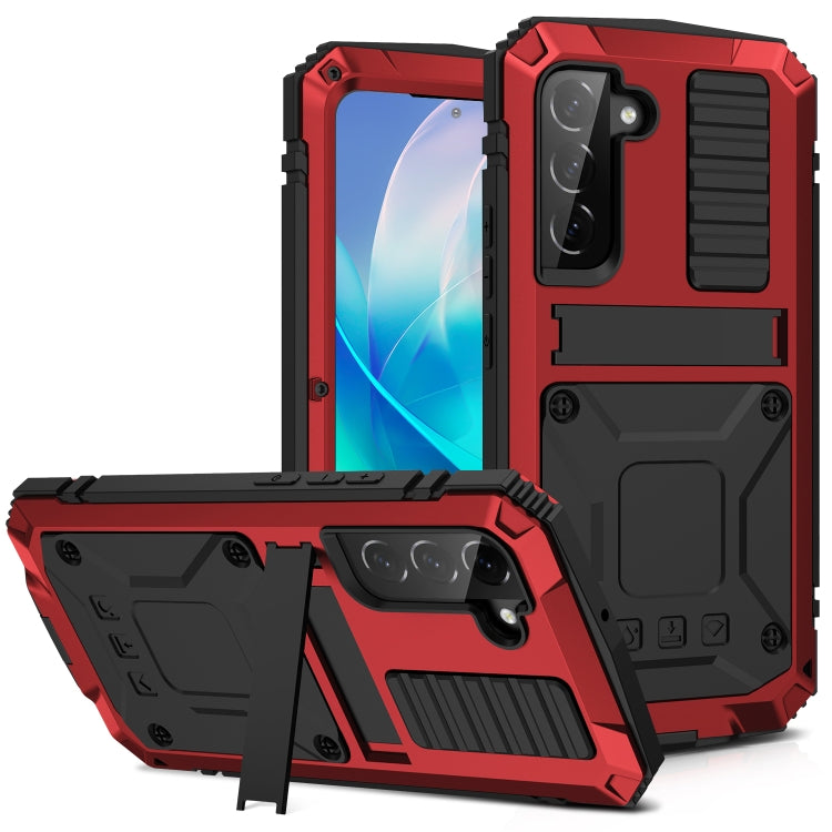 For Samsung Galaxy S23 5G R-JUST Life Waterproof Dustproof Shockproof Phone Case(Red) - free shipping - PMC TechLife - Order now!