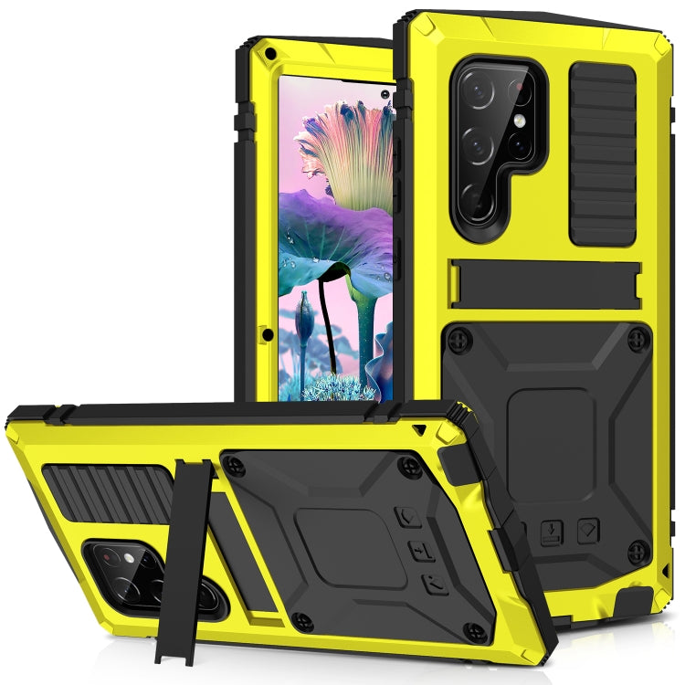 For Samsung Galaxy S23 Ultra 5G R-JUST Life Waterproof Dustproof Shockproof Phone Case(Yellow) - free shipping - PMC TechLife - Order now!