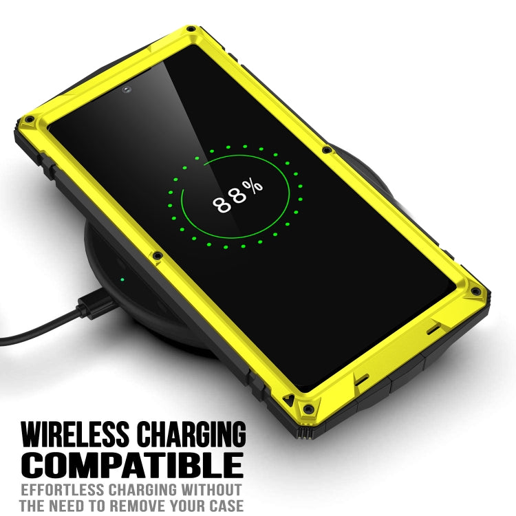 For Samsung Galaxy S23 Ultra 5G R-JUST Life Waterproof Dustproof Shockproof Phone Case(Yellow) - free shipping - PMC TechLife - Order now!
