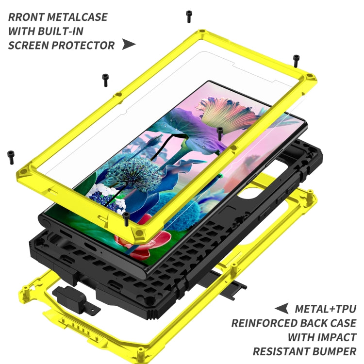 For Samsung Galaxy S23 Ultra 5G R-JUST Life Waterproof Dustproof Shockproof Phone Case(Yellow) - free shipping - PMC TechLife - Order now!