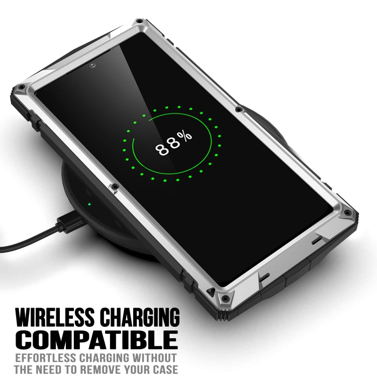 For Samsung Galaxy S23 Ultra 5G R-JUST Life Waterproof Dustproof Shockproof Phone Case(Silver) - Galaxy S23 Ultra 5G Cases by R-JUST | Online Shopping South Africa | PMC TechLife | Buy Now Pay Later Mobicred