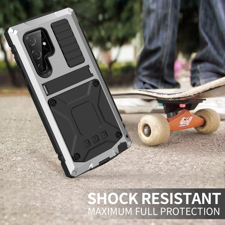 For Samsung Galaxy S23 Ultra 5G R-JUST Life Waterproof Dustproof Shockproof Phone Case(Silver) - Galaxy S23 Ultra 5G Cases by R-JUST | Online Shopping South Africa | PMC TechLife | Buy Now Pay Later Mobicred