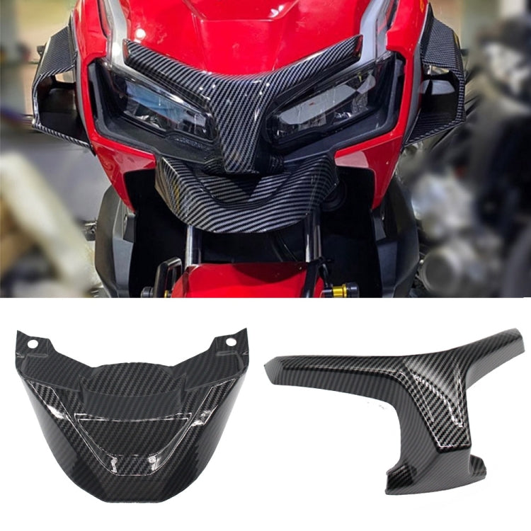 For Honda ADV150 2019-2020 Motorcycle Modification Headlight Trim Cover(Carbon Fiber) - Ornamental Parts by PMC TechLife | Online Shopping South Africa | PMC TechLife | Buy Now Pay Later Mobicred
