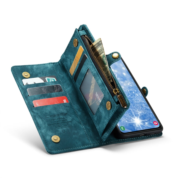 For Samsung Galaxy S23 5G CaseMe 008 Detachable Multifunctional Leather Phone Case(Blue) - free shipping - PMC Jewellery - Order now!