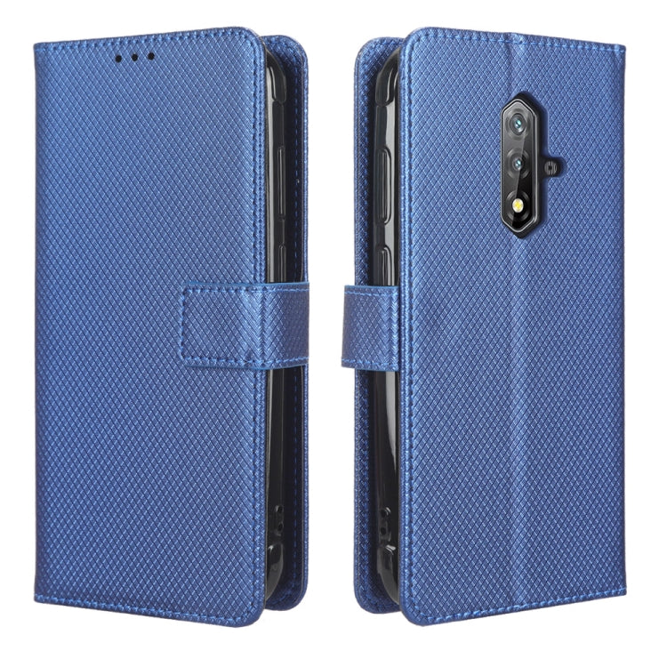For Blackview BV5200 Diamond Texture Leather Phone Case(Blue) - More Brand by PMC TechLife | Online Shopping South Africa | PMC TechLife | Buy Now Pay Later Mobicred