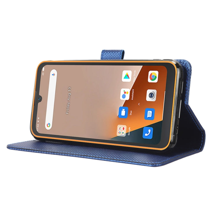 For Blackview BV5200 Diamond Texture Leather Phone Case(Blue) - More Brand by PMC TechLife | Online Shopping South Africa | PMC TechLife | Buy Now Pay Later Mobicred