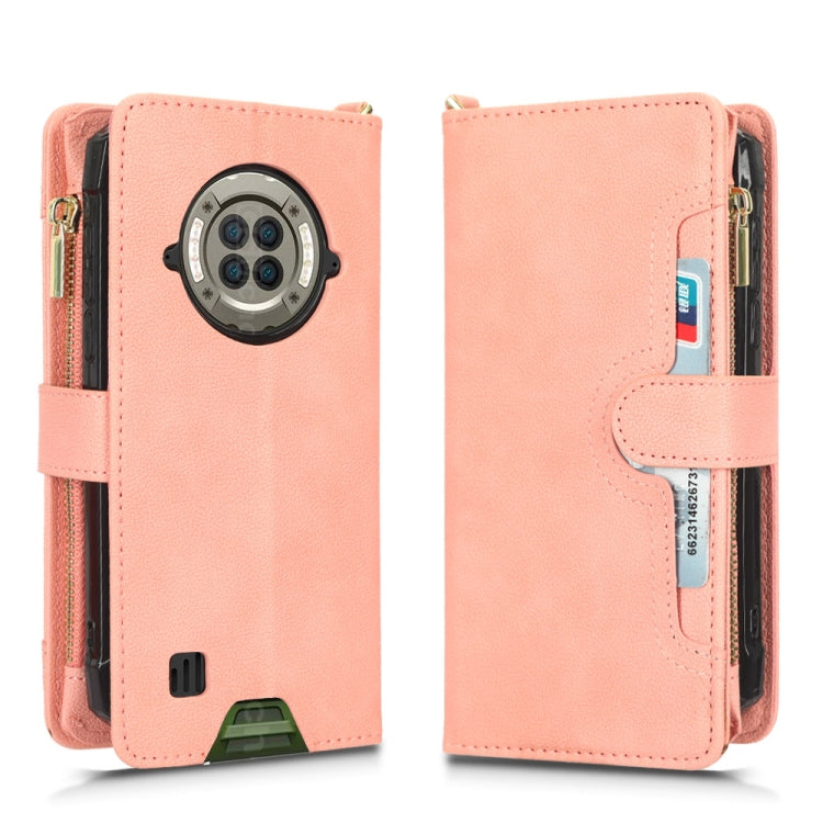 For Doogee S96 Pro Litchi Texture Zipper Leather Phone Case(Pink) - Doogee Cases by PMC TechLife | Online Shopping South Africa | PMC TechLife | Buy Now Pay Later Mobicred