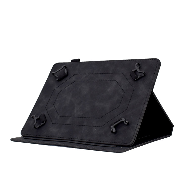 For 7 inch Tablets Tower Embossed Leather Tablet Case(Black) - free shipping - PMC TechLife - Order now!