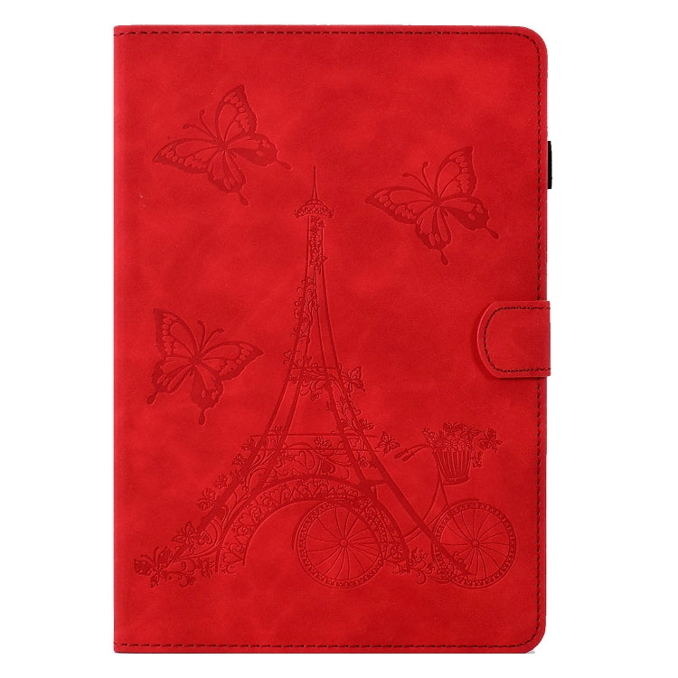 For 10 inch Tablets Tower Embossed Leather Tablet Case(Red) - Others by PMC TechLife | Online Shopping South Africa | PMC TechLife | Buy Now Pay Later Mobicred