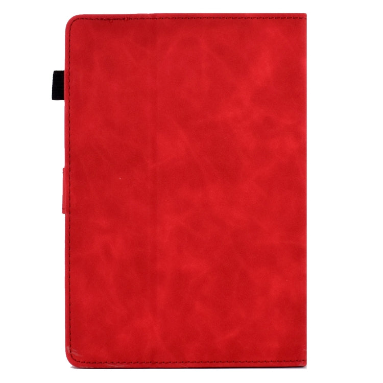 For 10 inch Tablets Tower Embossed Leather Tablet Case(Red) - Others by PMC TechLife | Online Shopping South Africa | PMC TechLife | Buy Now Pay Later Mobicred