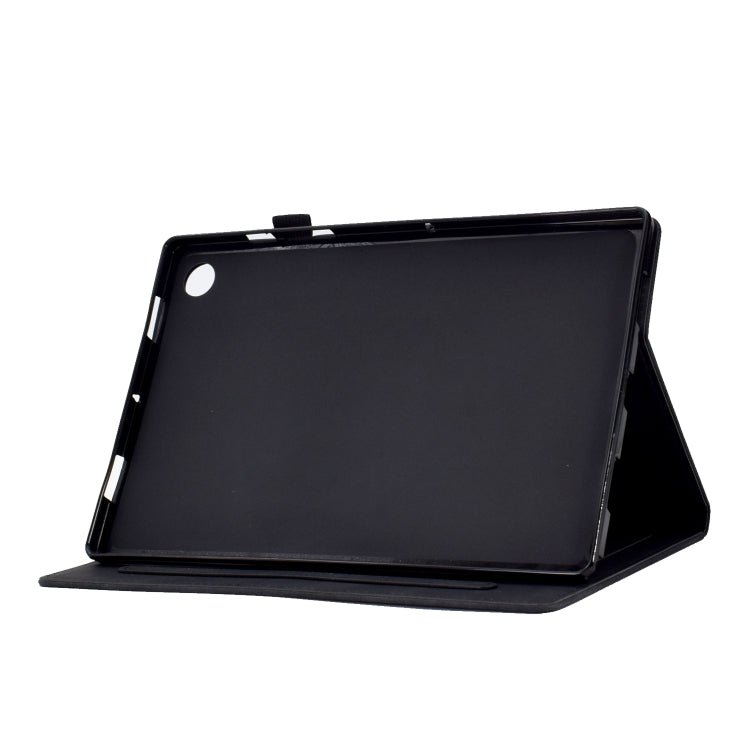 For Huawei MatePad T 10s Tower Embossed Leather Tablet Case(Black) - Huawei by PMC TechLife | Online Shopping South Africa | PMC TechLife | Buy Now Pay Later Mobicred