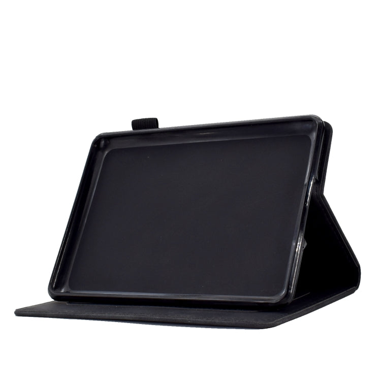 For Amazon Kindle Paperwhite 4/3/2/1 Tower Embossed Leather Smart Tablet Case(Black) - Amazon by PMC TechLife | Online Shopping South Africa | PMC TechLife | Buy Now Pay Later Mobicred