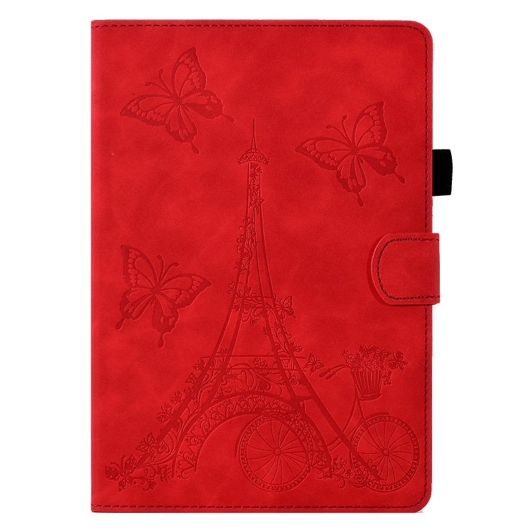 For Amazon Kindle Lite 2022 Tower Embossed Leather Smart Tablet Case(Red) - free shipping - PMC TechLife - Order now!