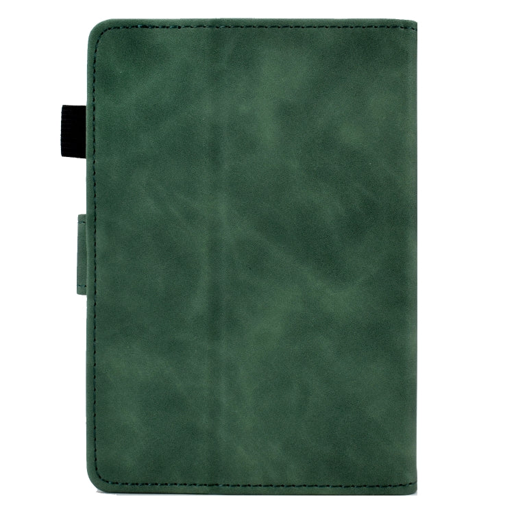 For Amazon Kindle Lite 2022 Tower Embossed Leather Smart Tablet Case(Green) - Amazon by PMC TechLife | Online Shopping South Africa | PMC TechLife | Buy Now Pay Later Mobicred