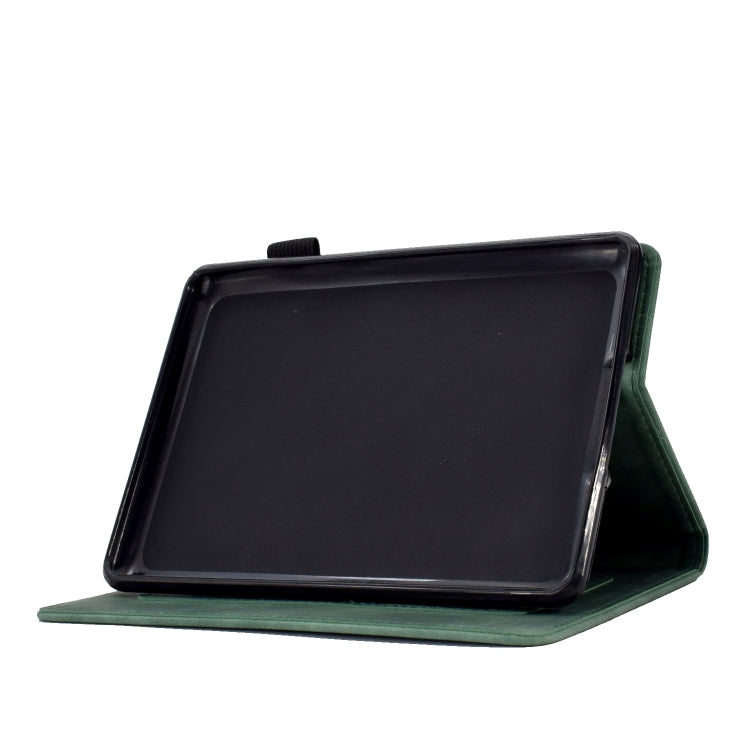 For Amazon Kindle Lite 2022 Tower Embossed Leather Smart Tablet Case(Green) - Amazon by PMC TechLife | Online Shopping South Africa | PMC TechLife | Buy Now Pay Later Mobicred