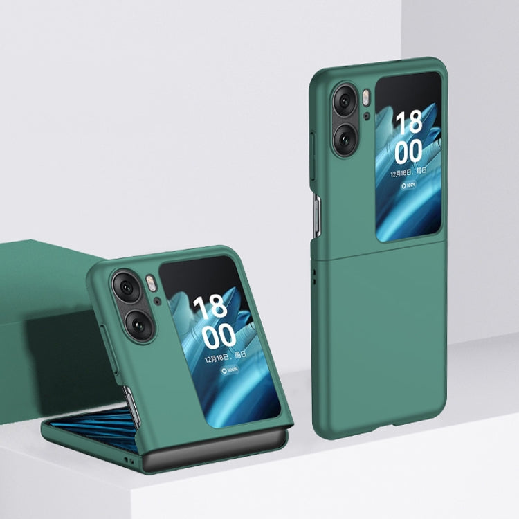 For OPPO Find N2 Flip Skin Feel PC Phone Case(Green) - Find N2 Flip Cases by PMC TechLife | Online Shopping South Africa | PMC TechLife | Buy Now Pay Later Mobicred