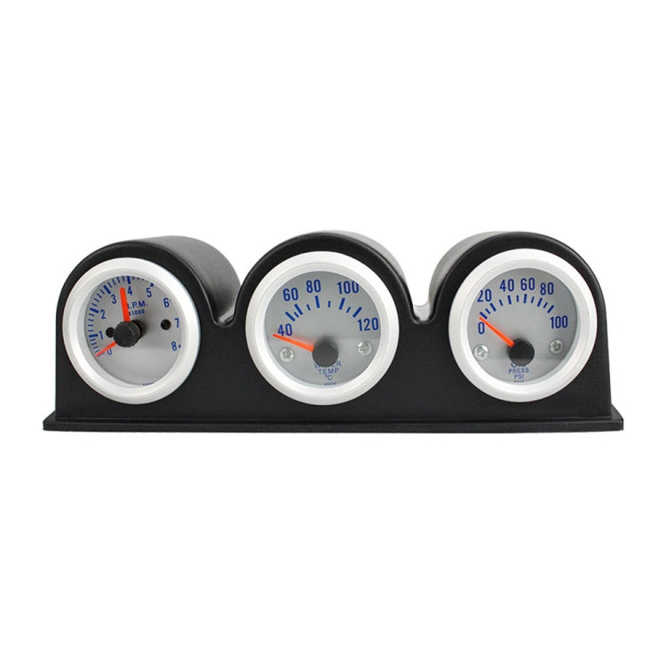 52mm 3 in 1 12V Car Combined Meter Tachometer + Water Temp Gauge + Oil Press Gauge with Bracket - Clocks & Car Meters by PMC TechLife | Online Shopping South Africa | PMC TechLife | Buy Now Pay Later Mobicred
