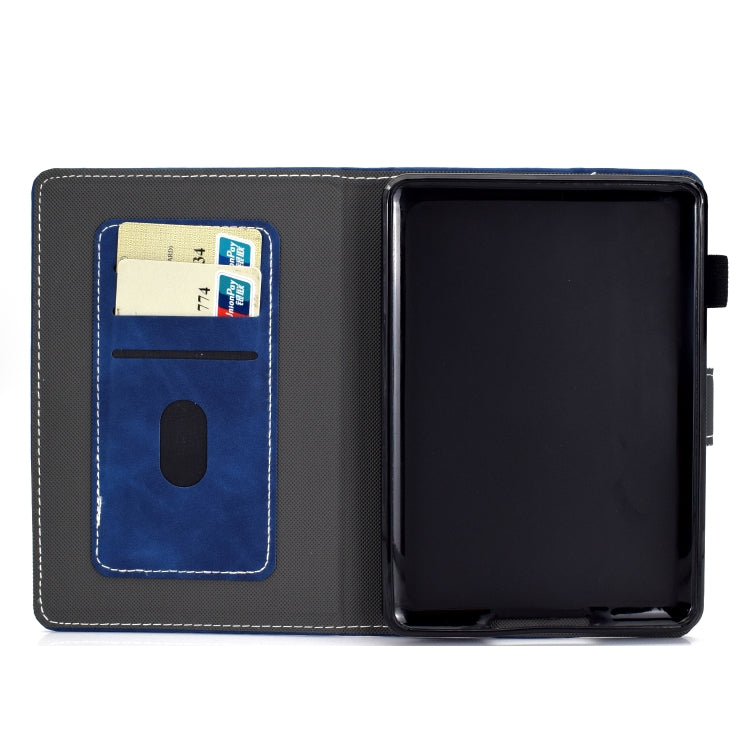 For Amazon Kindle Youth Version 2022 Cowhide Texture Smart Leather Tablet Case(Blue) - Amazon by PMC TechLife | Online Shopping South Africa | PMC TechLife | Buy Now Pay Later Mobicred
