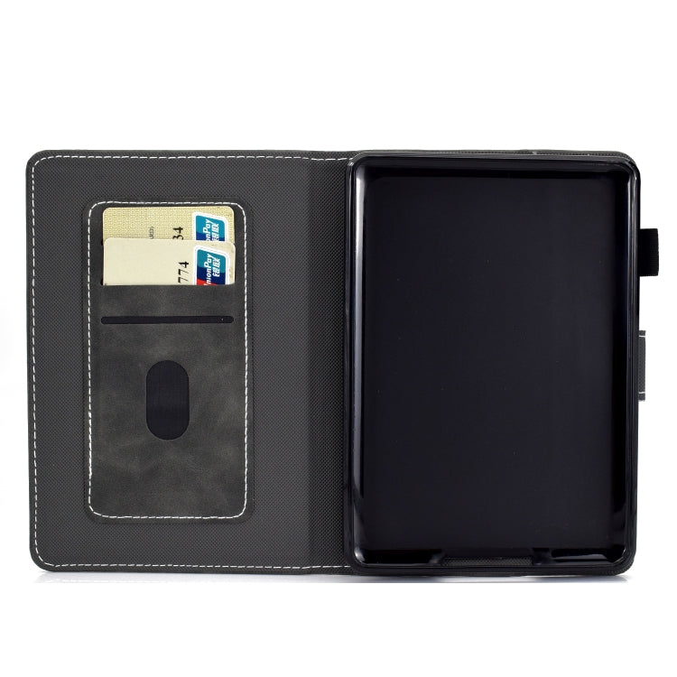 For Amazon Kindle Youth Version 2022 Cowhide Texture Smart Leather Tablet Case(Grey) - Amazon by PMC TechLife | Online Shopping South Africa | PMC TechLife | Buy Now Pay Later Mobicred