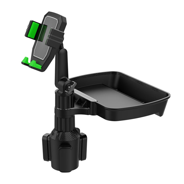 B10 Car Drink Water Cup Mobile Phone Holder 360 Degree Rotating Dinner Plate(Green) - Car Drink Holders by PMC TechLife | Online Shopping South Africa | PMC TechLife | Buy Now Pay Later Mobicred