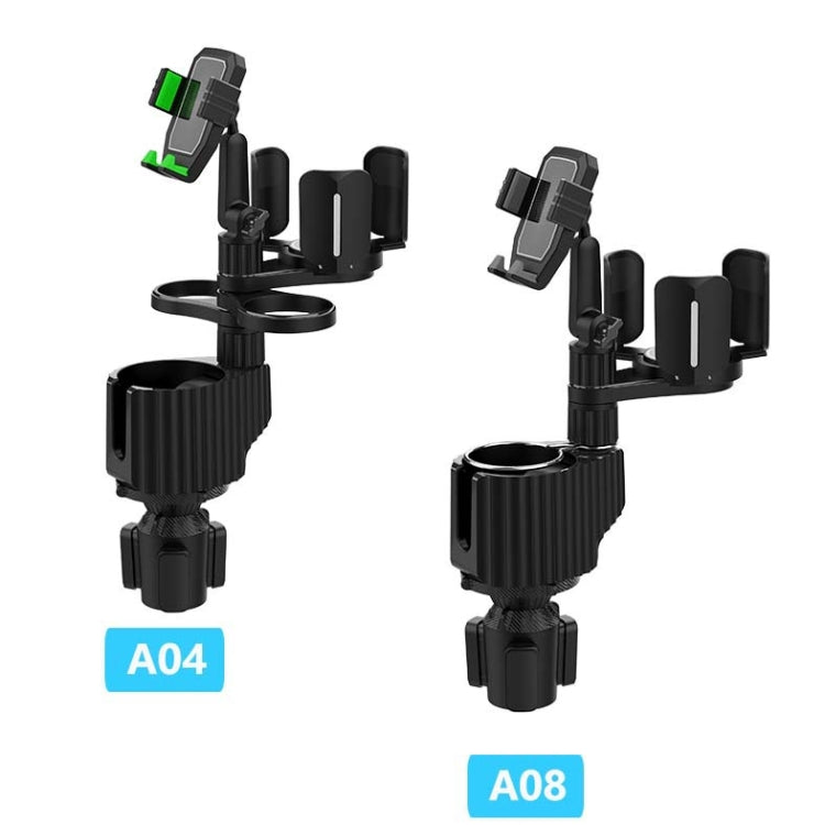 A04 Car Drink Water Cup Mobile Phone Holder(Green) - Car Drink Holders by PMC TechLife | Online Shopping South Africa | PMC TechLife | Buy Now Pay Later Mobicred