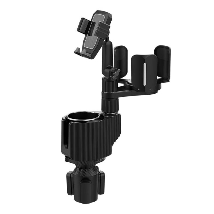 A08 Car Drink Water Cup Mobile Phone Holder(Grey) - Car Drink Holders by PMC TechLife | Online Shopping South Africa | PMC TechLife | Buy Now Pay Later Mobicred