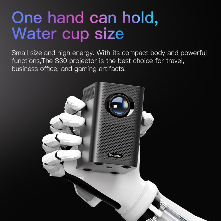 S30 Android System HD Portable WiFi Mobile Projector, Plug Type:AU Plug(Black) - Mini Projector by PMC TechLife | Online Shopping South Africa | PMC TechLife | Buy Now Pay Later Mobicred