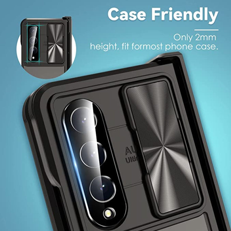 For Samsung Galaxy Z Fold4 5G / Galaxy W23 Integrated Rear Camera Lens Tempered Glass Film(Black) - Galaxy Tempered Glass by PMC TechLife | Online Shopping South Africa | PMC TechLife