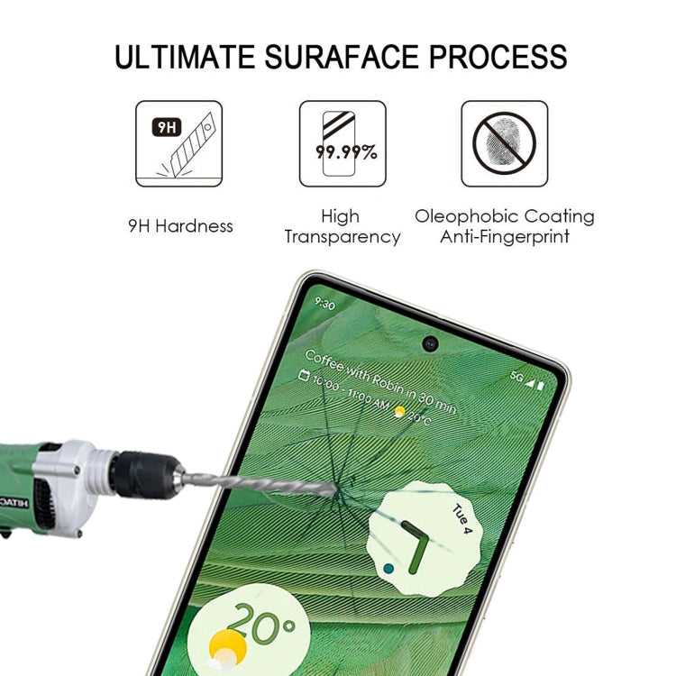 For Google Pixel 7 Full Glue Full Cover Screen Protector Tempered Glass Film - free shipping - PMC TechLife - Order now!